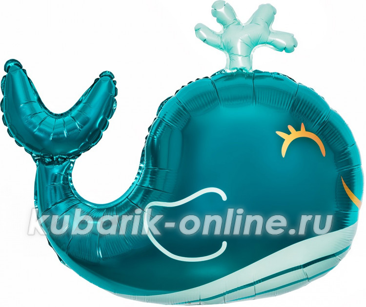 Шар фольгированный "Счастливый кит"