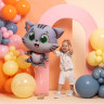 Фольгированная фигура с гелием 
